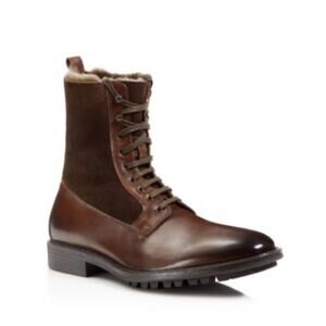 To Boot New York Adam Derrick Lace Up Boots Mens Size 10.5 Tan Brown $480 Value